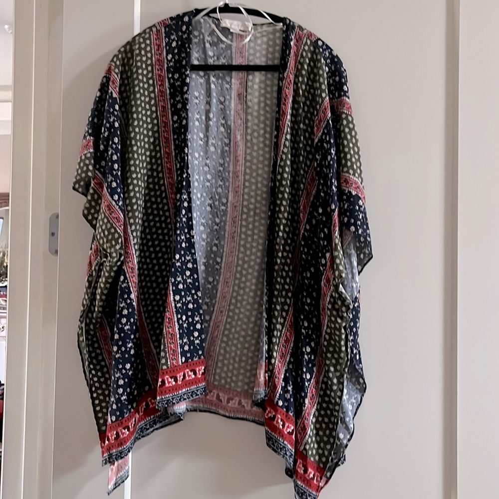 Suzanne Betro multi colored tunic size L